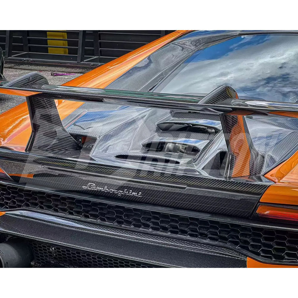 Performance Style Forged Dry Carbon Fiber Rear Engine Cover For Lamborghini Huracan LP610 & LP580 & EVO & Tecnica 2014-2025