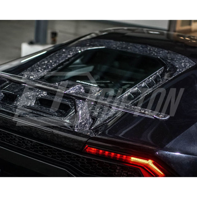 Performance Style Forged Dry Carbon Fiber Rear Engine Cover For Lamborghini Huracan LP610 & LP580 & EVO & Tecnica 2014-2025