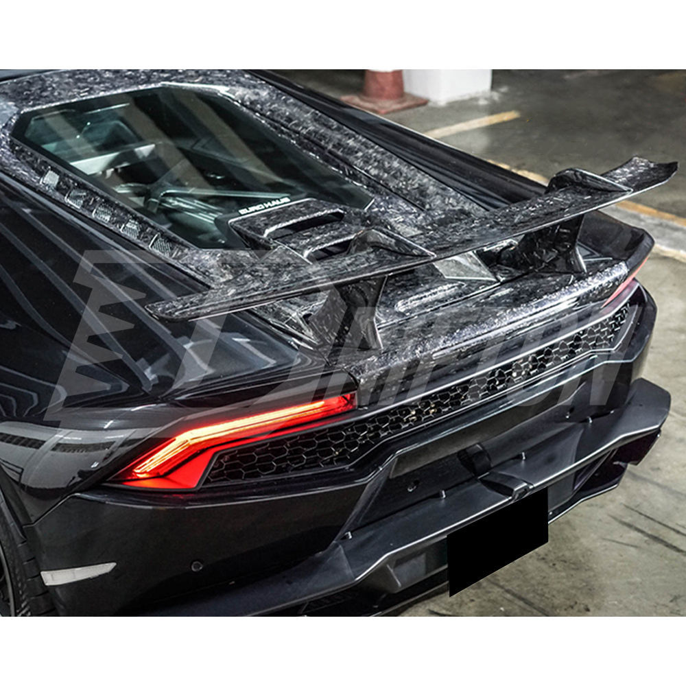 Performance Style Forged Dry Carbon Fiber Rear Engine Cover For Lamborghini Huracan LP610 & LP580 & EVO & Tecnica 2014-2025