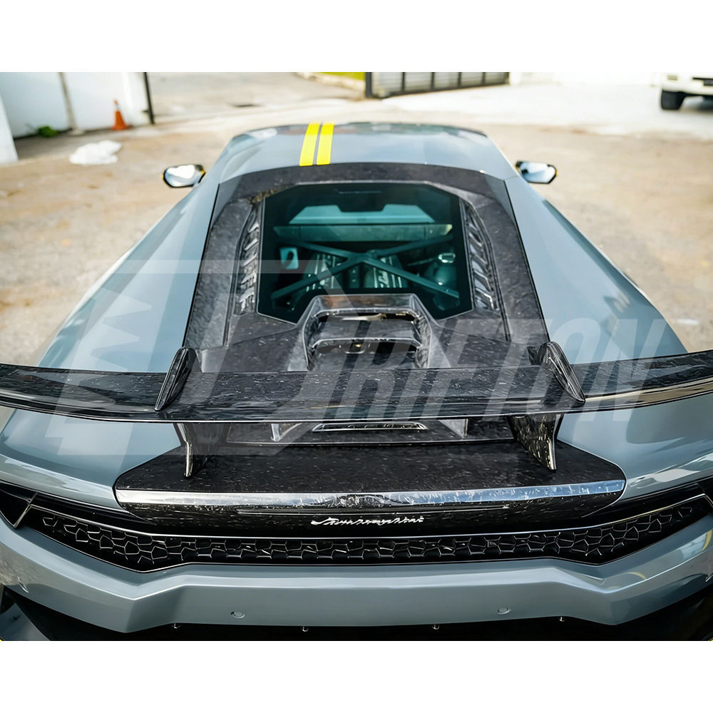 Performance Style Forged Dry Carbon Fiber Rear Engine Cover For Lamborghini Huracan LP610 & LP580 & EVO & Tecnica 2014-2025
