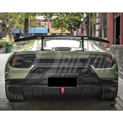 Performante Style Dry Carbon Fiber With Portion Primer Rear Bumper For Lamborghini Huracan LP610 & LP580 2014-2019