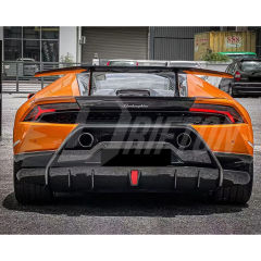Performante Style Dry Carbon Fiber With Portion Primer Rear Bumper For Lamborghini Huracan LP610 & LP580 2014-2019