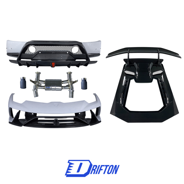 Performante Style Dry Carbon Fiber With Portion Primer Conversion Body Kits For Lamborghini Huracan LP610 & LP580 2014-2019