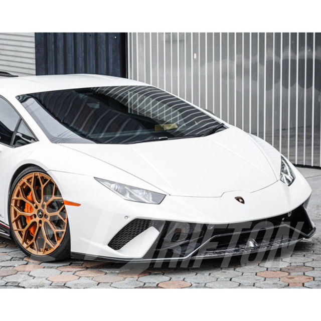 Performante Style Forged Dry Carbon Fiber With Portion Primer Front Bumper For Lamborghini Huracan LP610 & LP580 2014-2019