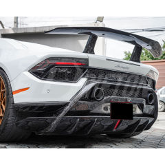 Performante Style Forged Dry Carbon Fiber With Portion Primer Rear Bumper For Lamborghini Huracan LP610 & LP580 2014-2019