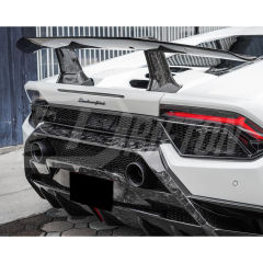 Performante Style Forged Dry Carbon Fiber With Portion Primer Rear Bumper For Lamborghini Huracan LP610 & LP580 2014-2019