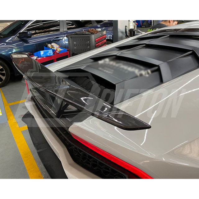 Vorsteiner Style Dry Carbon Fiber Rear SpoiLer Wing For Lamborghini Huracan LP610 & LP580 2014-2019