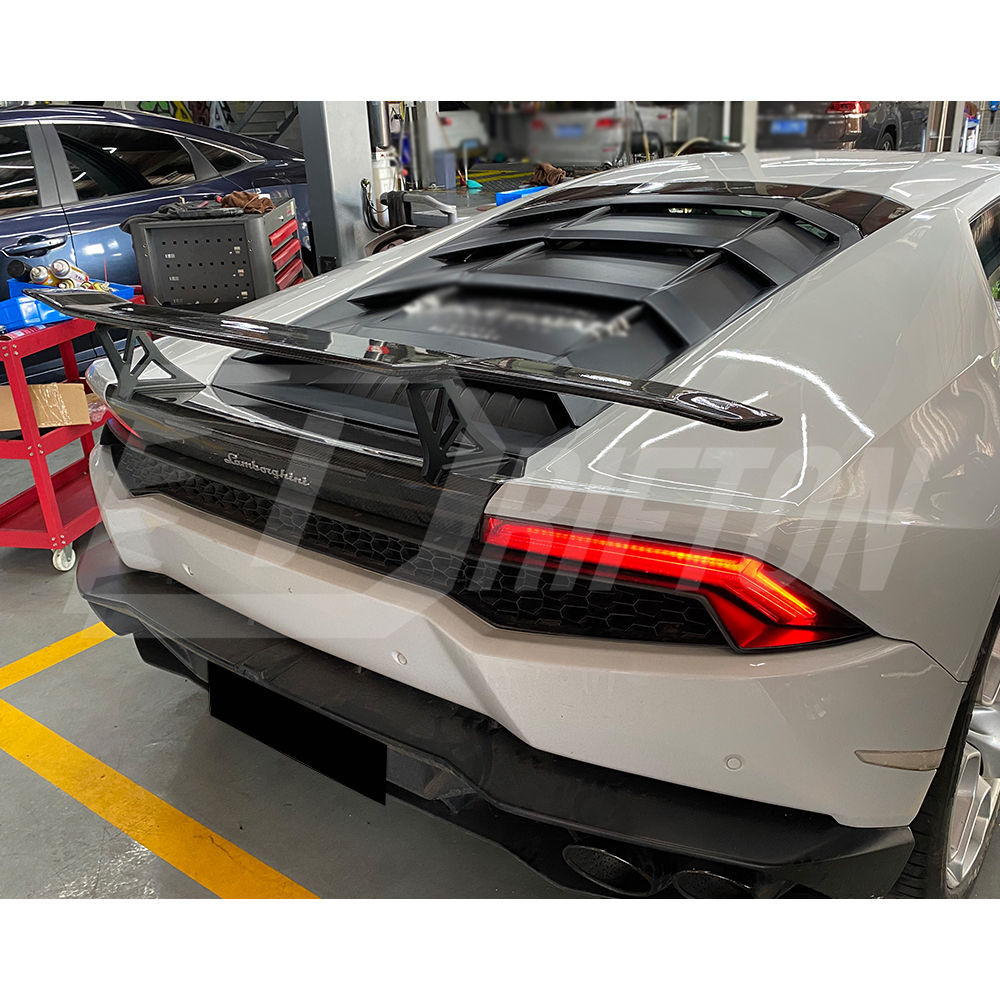 Vorsteiner Style Dry Carbon Fiber Rear SpoiLer Wing For Lamborghini Huracan LP610 & LP580 2014-2019