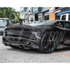 Vorsteiner Style Dry Carbon Fiber Rear SpoiLer Wing For Lamborghini Huracan LP610 & LP580 2014-2019