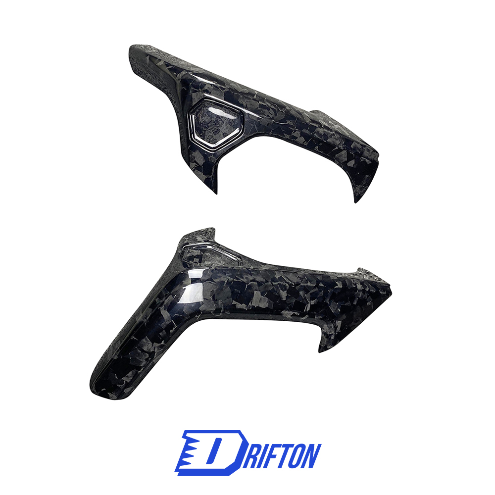 Forged Dry Carbon Fiber Interiors Kits Door Handle Caps For Lamborghini Huracan LP610 & LP580 & EVO & Tecnica 2014-2025