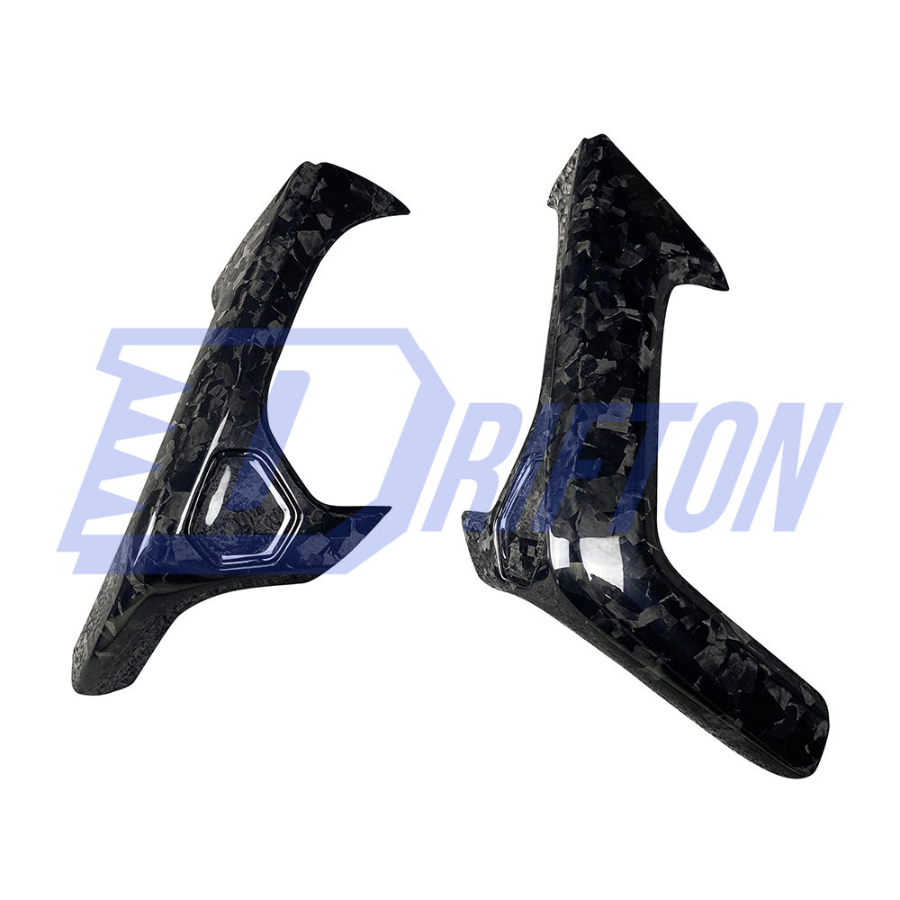 Forged Dry Carbon Fiber Interiors Kits Door Handle Caps For Lamborghini Huracan LP610 & LP580 & EVO & Tecnica 2014-2025