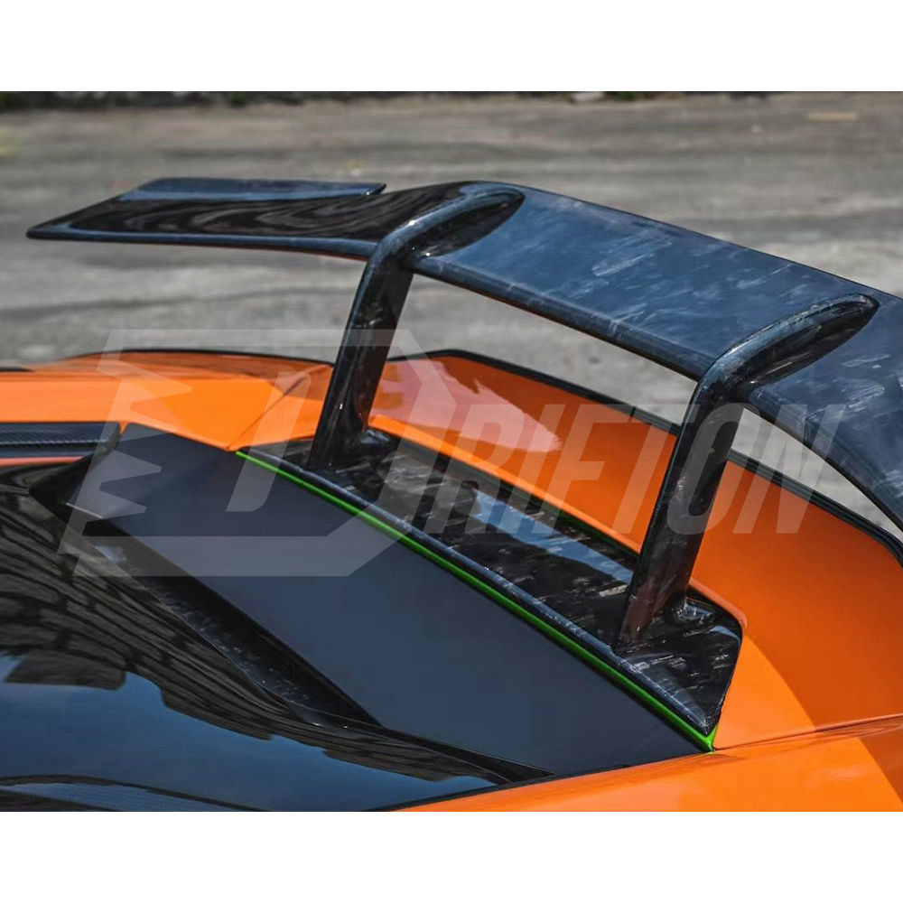 Novitec Style Dry Forged Carbon Fiber Rear Spoiler Wing For Lamborghini Huracan EVO & EVO RWD 2019-2025