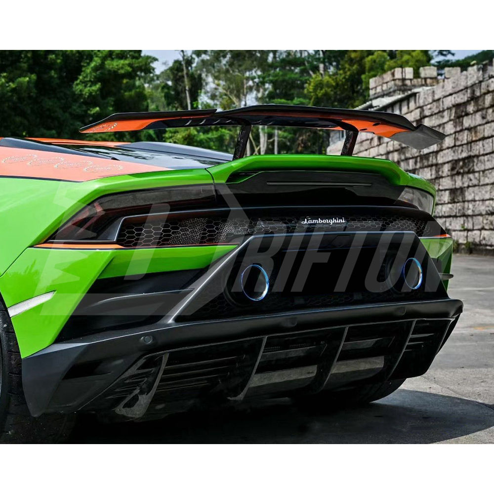Novitec Style Dry Forged Carbon Fiber Rear Spoiler Wing For Lamborghini Huracan EVO & EVO RWD 2019-2025
