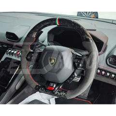 Custom Made Carbon Fiber Steering Wheel For Lamborghini Huracan LP610 & LP580 & EVO 2014-2025
