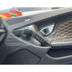 Dry Carbon Fiber Interiors Kits Door Handle Caps For Lamborghini Huracan LP610 & LP580 & EVO & Tecnica 2014-2025