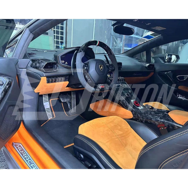 Forged Dry Carbon Fiber Interiors Kits Set For Lamborghini Huracan LP610 & LP580 & EVO LHD RHD 2014-2025