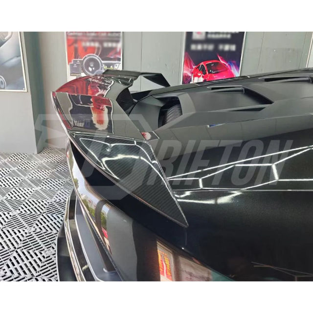 Mansory GT Style Dry Carbon Fiber Rear Spoiler Wing For Lamborghini Huracan LP610 & LP580 2014-2019