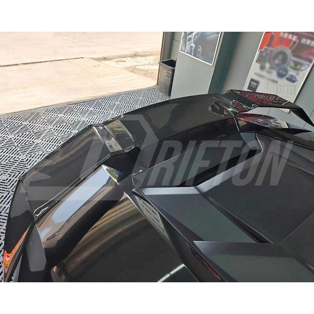 Mansory GT Style Dry Carbon Fiber Rear Spoiler Wing For Lamborghini Huracan LP610 & LP580 2014-2019