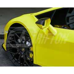 Novitec Style Dry Carbon Fiber Mirror Caps Cover For Lamborghini Huracan LP580 & LP610 & Performante & EVO & STO & Tecnica 2014-2025