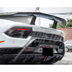 Performante Style Dry Forged Carbon Fiber Rear Spoiler Wing For Lamborghini Huracan LP610 & LP580 & EVO & Tecnica 2014-2025