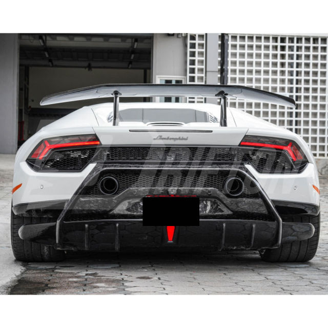 Performante Style Dry Forged Carbon Fiber Rear Spoiler Wing For Lamborghini Huracan LP610 & LP580 & EVO & Tecnica 2014-2025