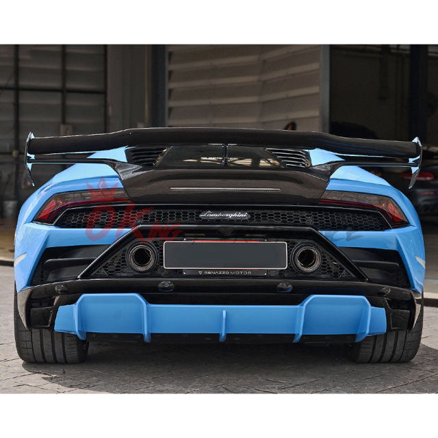 Vorsteiner Monza Style Dry Carbon Fiber Rear Spoiler Wing For Lamborghini Huracan LP580 & LP610 & EVO & Tecnica 2014-2025