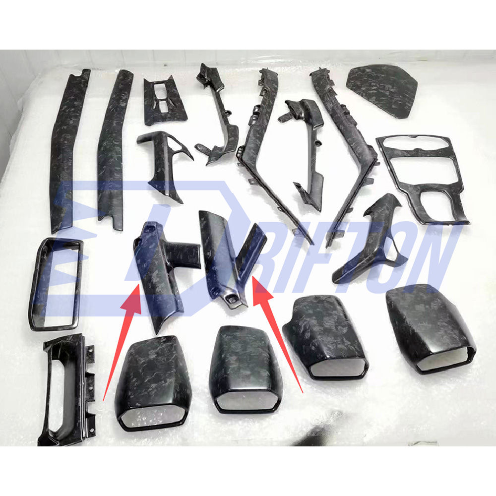 Dry Carbon Fiber Interiors Kits Left & Right Center Console Trim Panel For Lamborghini Huracan LP610 & LP580 & EVO & Tecnica 2014-2025