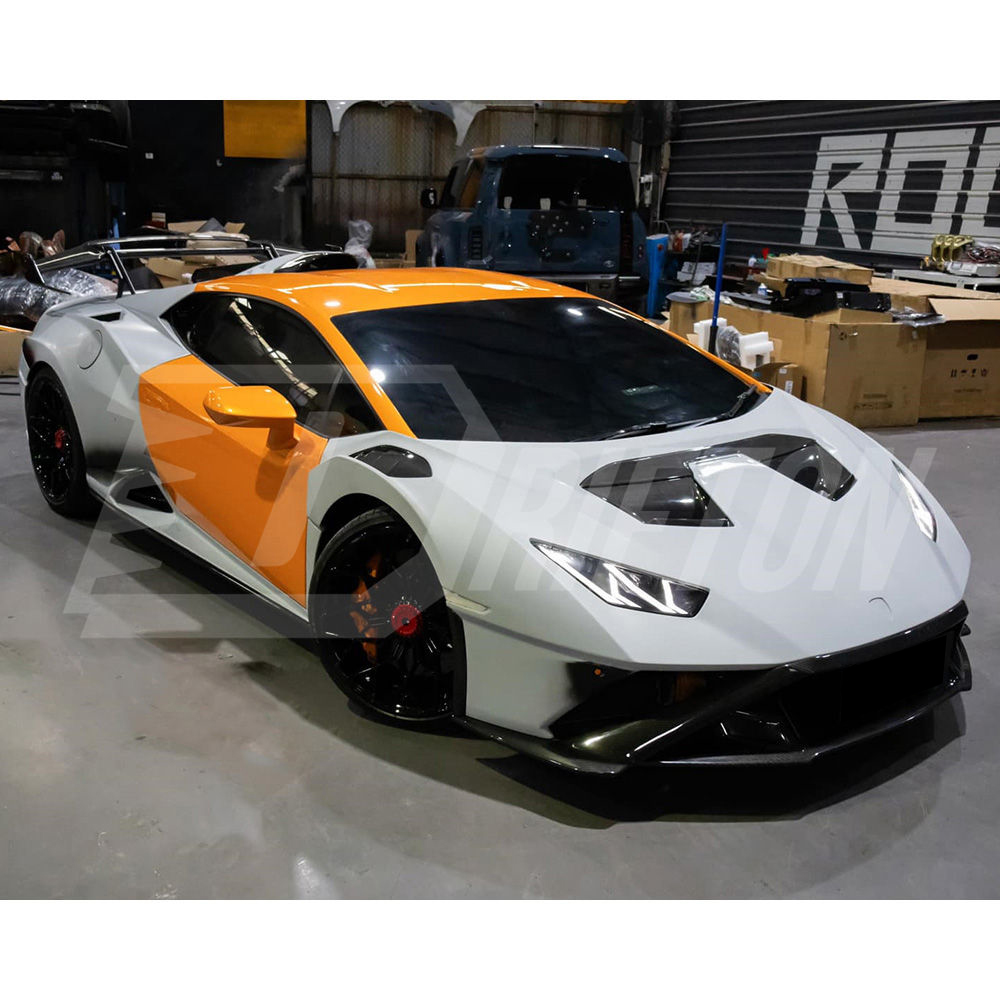 STO Conversion Body Kits Dry Carbon Fiber With Portion Primer For Lamborghini Huracan LP610 & LP580 & EVO & Tecnica 2014-2025
