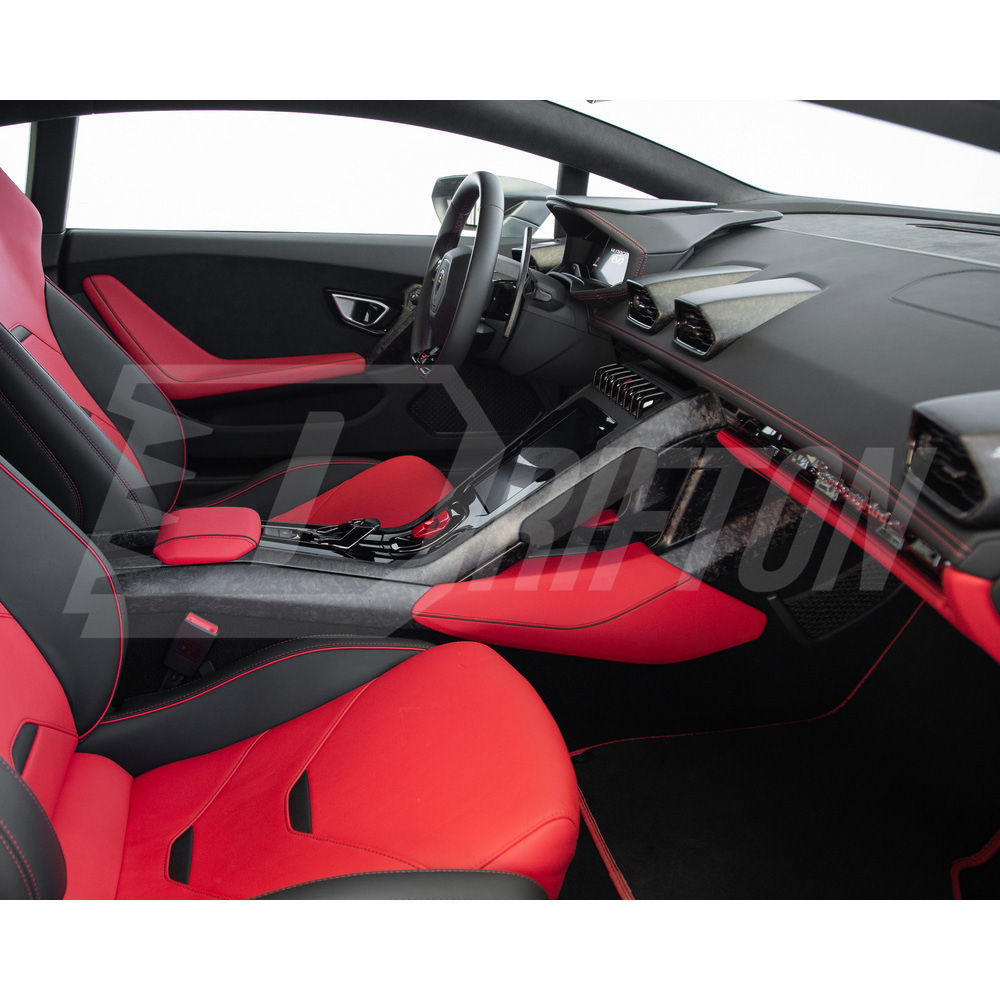 Dry Carbon Fiber Interiors Kits Left & Right Center Console Trim Panel For Lamborghini Huracan LP610 & LP580 & EVO & Tecnica 2014-2025