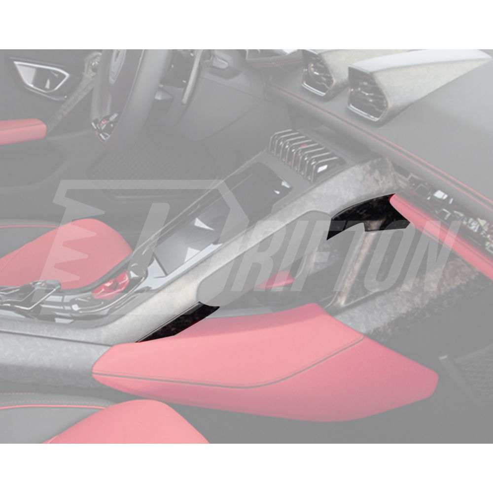 Dry Carbon Fiber Interiors Kits Left & Right Center Console Trim Panel For Lamborghini Huracan LP610 & LP580 & EVO & Tecnica 2014-2025