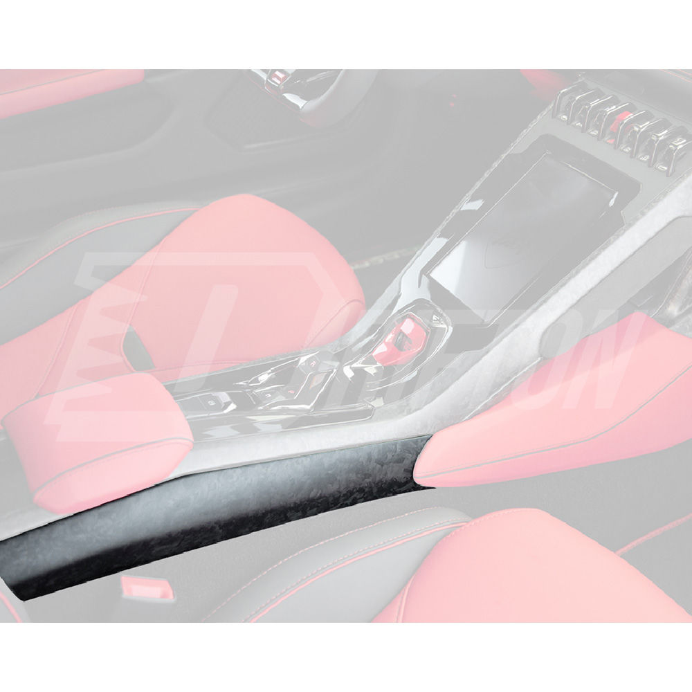 Dry Carbon Fiber Interiors Kits Left & Right Console ArmRest Side Strips Panel For Lamborghini Huracan LP610 & LP580 & EVO & Tecnica 2014-2025