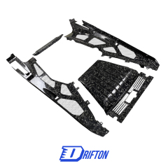 Forged Dry Carbon Fiber Engine Bay Panels Replacement Kits For Lamborghini Huracan LP610 & LP580 2014-2017