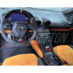 Forged Dry Carbon Fiber Interiors Kits Center Console Panel For Lamborghini Huracan LP610 & LP580 & EVO 2014-2025