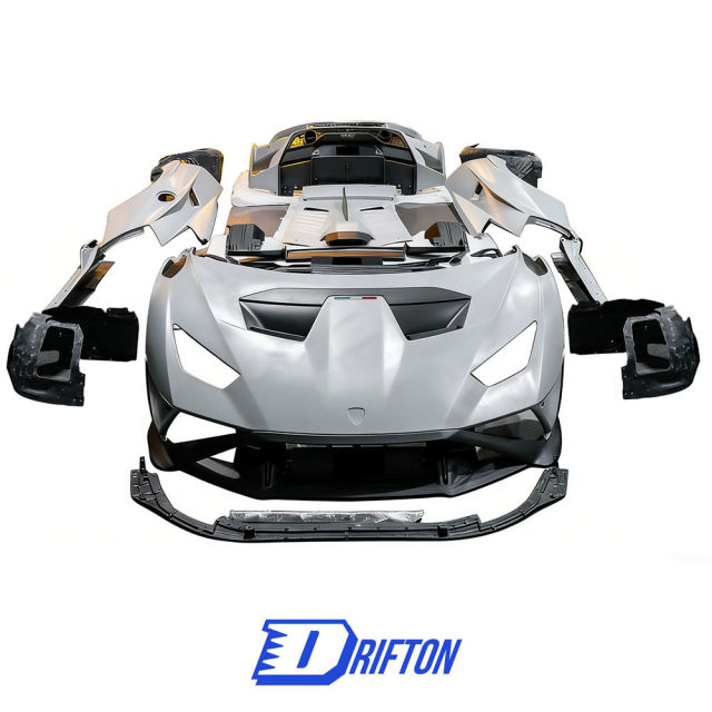 STO Conversion Body Kits Dry Carbon Fiber With Portion Primer For Lamborghini Huracan LP610 & LP580 & EVO & Tecnica 2014-2025