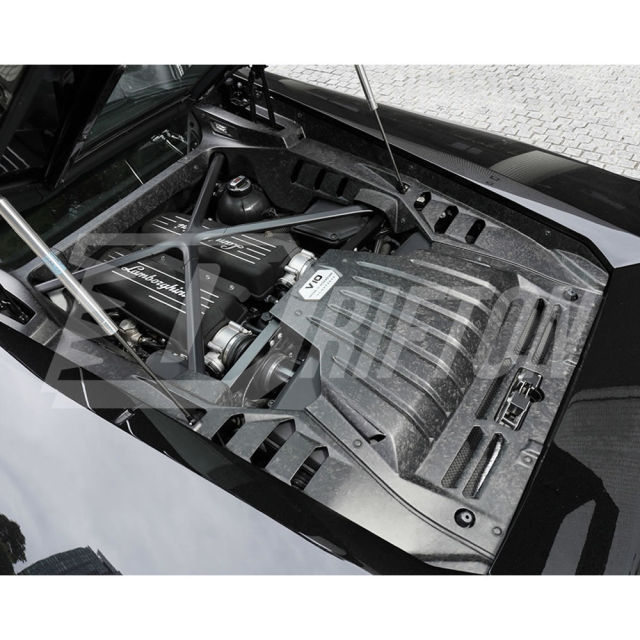 Upgrade Options Dry Carbon Fiber Engine Bay Panels Replacement Kits For Lamborghini Huracan LP610 & LP580 2014-2019
