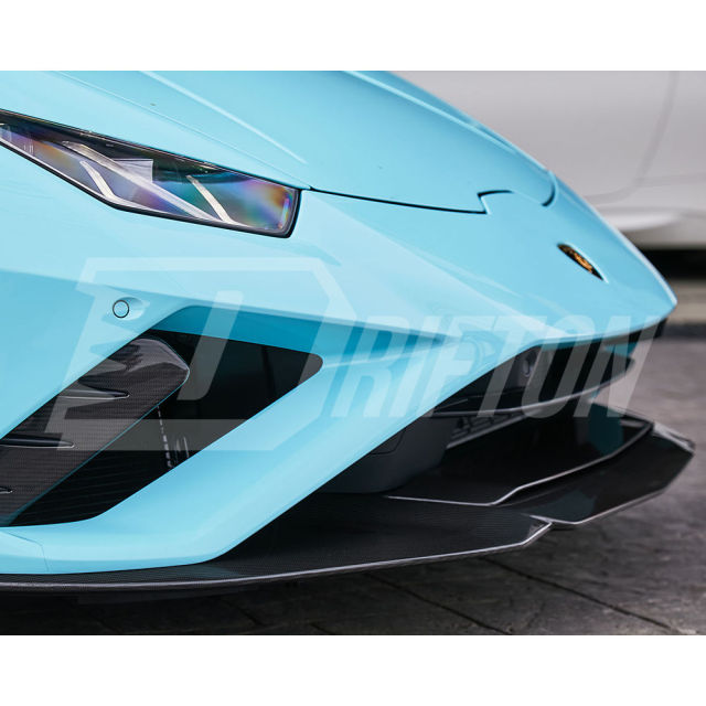 Novitec Style Dry Carbon Fiber Front Lip For Lamborghini Huracan EVO RWD 2020-2025