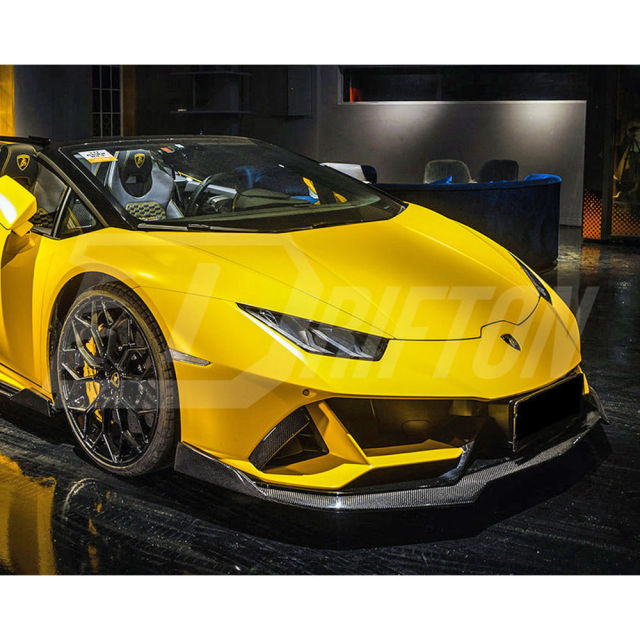 OC Style Dry Carbon Fiber Front Lip for Lamborghini Huracan EVO 2019-2025