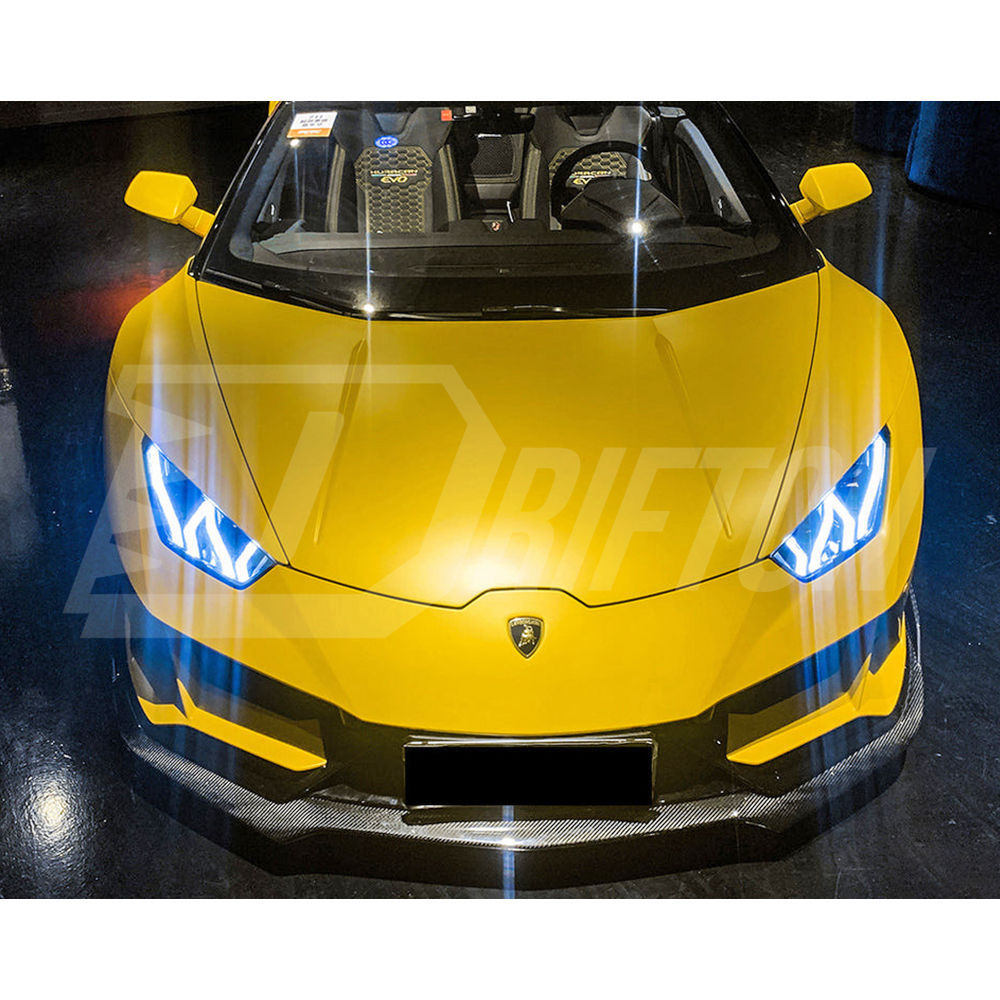 OC Style Dry Carbon Fiber Front Lip for Lamborghini Huracan EVO 2019-2025