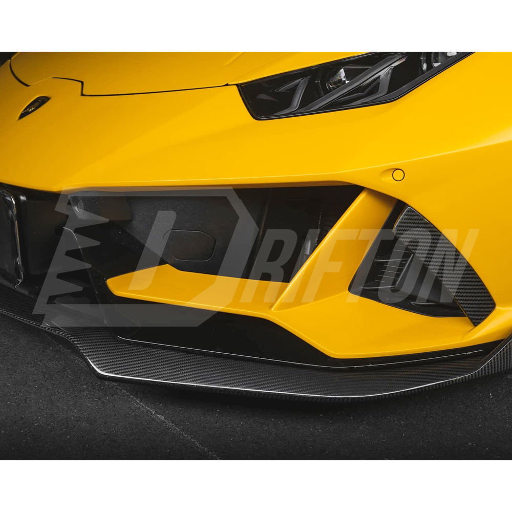 OC Style Dry Carbon Fiber Front Lip for Lamborghini Huracan EVO 2019-2025