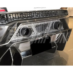 Vorsteiner Center Exit ExhaUst Style Dry Carbon Fiber With Portion Primer Rear Bumper For Lamborghini Huracan EVO & Tecnica 2020-2025