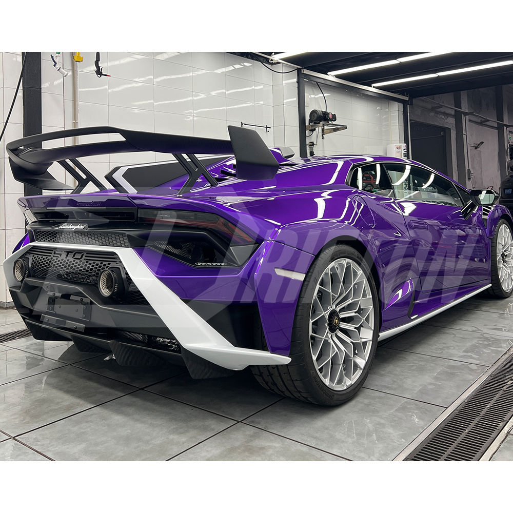Dry Carbon Fiber Rear Diffuser For Lamborghini Huracan STO 2021-2025