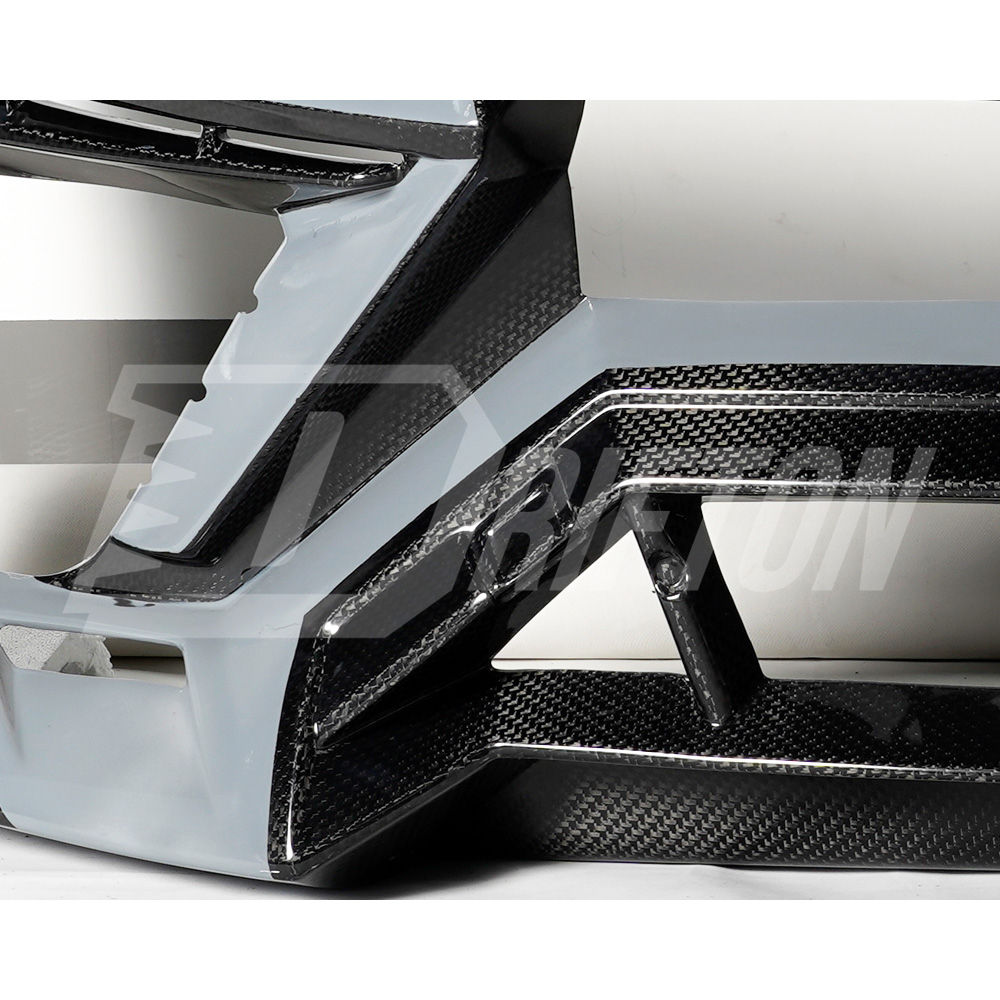 Mansory Style Dry Carbon Fiber With Portion Primer Front Bumper For Lamborghini URUS