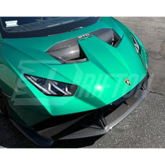 Dry Carbon Fiber Front Hood Center Scoop Panel For Lamborghini Huracan STO 2021-2025