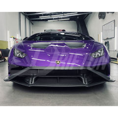 Dry Carbon Fiber Lower Front Bumper Lip For Lamborghini Huracan STO 2021-2025