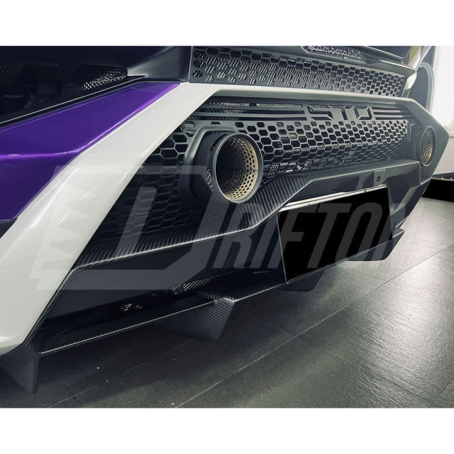 Dry Carbon Fiber Rear Diffuser For Lamborghini Huracan STO 2021-2025