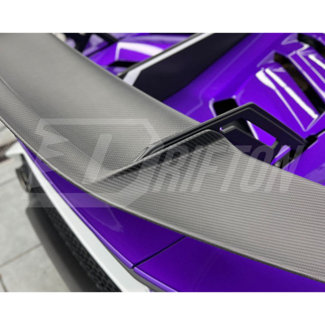 Dry Carbon Fiber Rear Spoiler Wing For Lamborghini Huracan STO 2021-2025