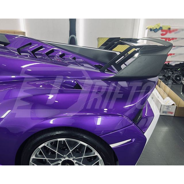 Dry Carbon Fiber Rear Spoiler Wing For Lamborghini Huracan STO 2021-2025