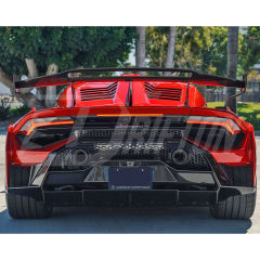 Dry Carbon Fiber Rear Spoiler Wing For Lamborghini Huracan STO 2021-2025