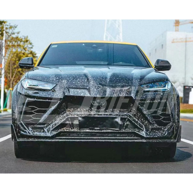 Mansory Style Dry Carbon Fiber With Portion Primer Front Bumper For Lamborghini URUS