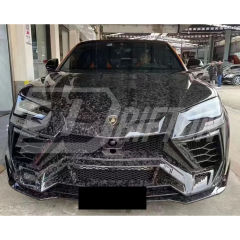 Mansory Style Dry Carbon Fiber With Portion Primer Front Bumper For Lamborghini URUS